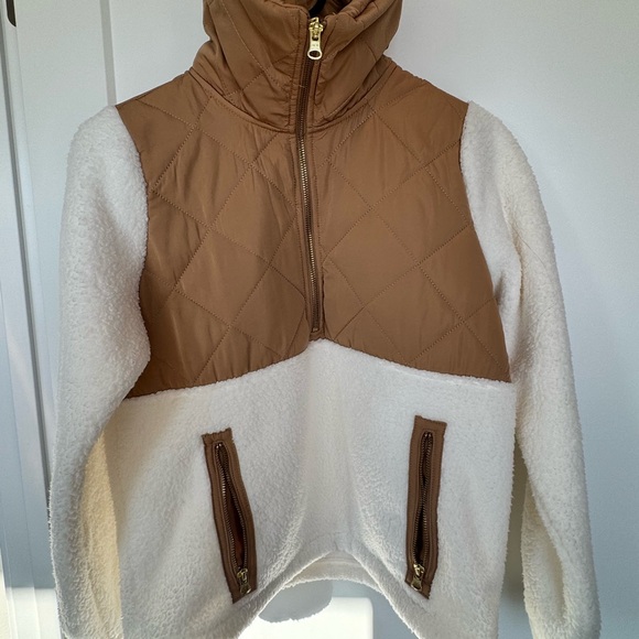 J. Crew Tan Quilted Jacket - Picture 2 of 4